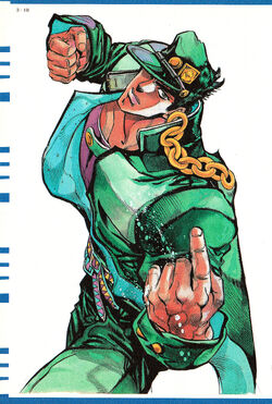 prompthunt: volodymyr zelenskii in jojo pose jojo anime style by Hirohiko  Araki