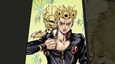 Giorno in the synopsis of Vento Aureo, EoH