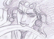 Kars sinisterly licking his Light Blade.