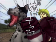 Kicked in the Phantom Blood PS2 game