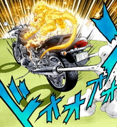 The Stand reappears, having hidden in Okuyasu's motorcycle battery