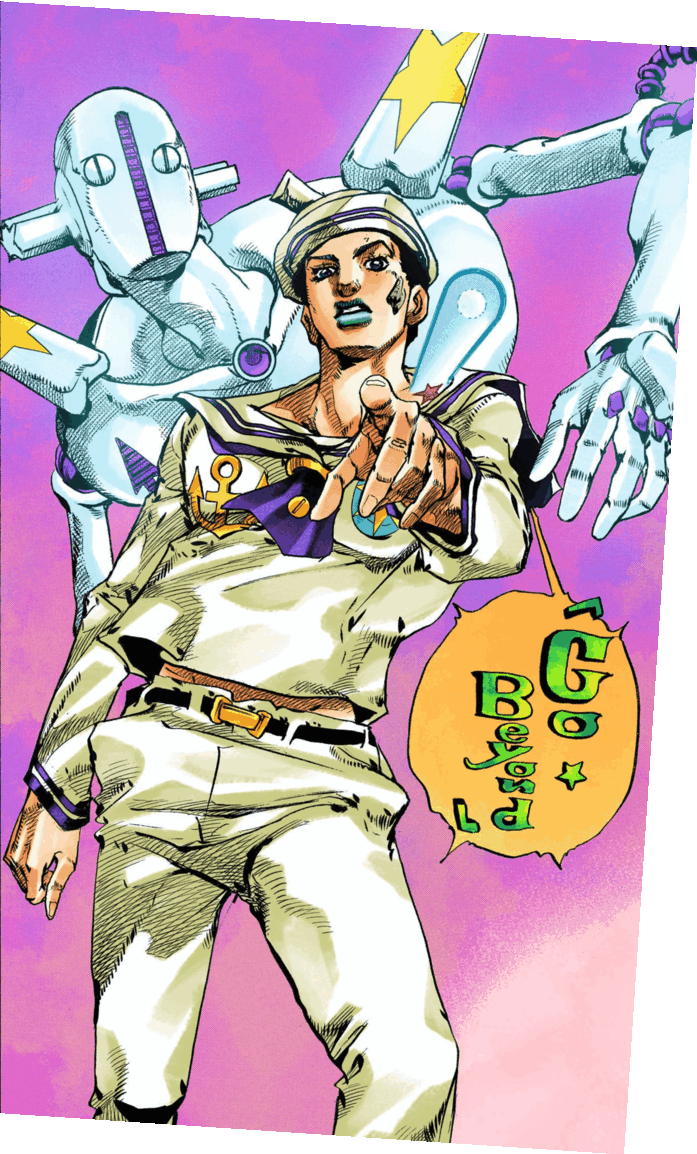 JJBA City Hall」 — Stone Ocean stand stats eyecatch illustrations