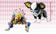 JoJo's Bizarre Adventure DX Soft Vinyl Figure: Игги и The Fool