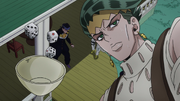 Rohan watches the dice carefully