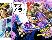 NDoul jotaro duel.png (3.49 MB) N'Doul in a duel with Jotaro