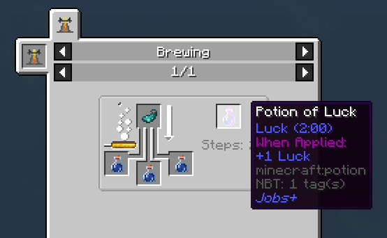 potion recipes minecraft