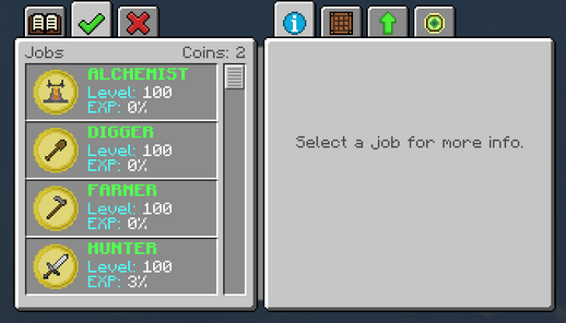 Jobs+ GUI Performing jobs