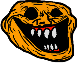 Evil Troll Face Sticker - Evil Troll Face - Discover & Share GIFs