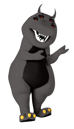 Devil Barney the Dinosaur | Joey Slikk Alt Wiki | Fandom