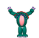 6-Headed 3D Demon Barney