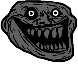 Trollface PNG transparent image download, size: 1639x1329px