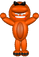 3D Orange Evil Barney