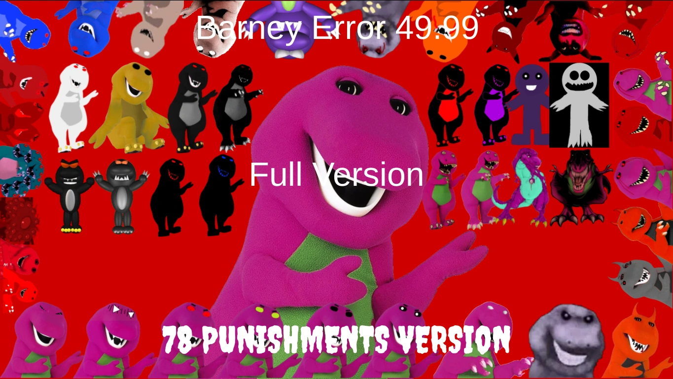 Barney Error 49.99 | Joey Slikk Alt Wiki | Fandom