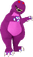 Giga Purple Evil Barney