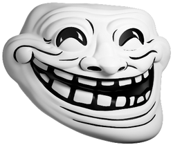 Evil Troll Face Sticker - Evil Troll Face - Discover & Share GIFs