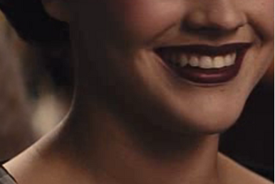 Maquiagens de Effie Trinket Elizabeth Banks em Jogos Vorazes. 