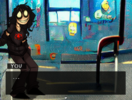 John Doe's first appearance on the bus