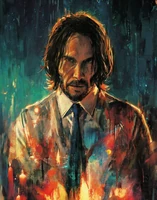 John Wick character card in the John Wick 4 Steelbook.