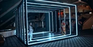 A possible entrance to a floor
