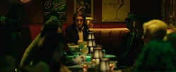 Winston at the Continental's speakeasy bar.