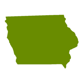 Iowa map