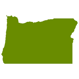 Oregon map