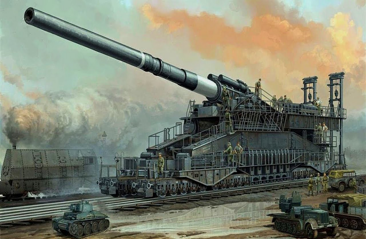 Schwerer Gustav Super Cannon - The Most Useless Weapon Ever Made 