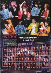 SUMMARY 2011 in DOME | Johnny & Associates Wiki | Fandom