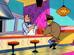 Johnny at the diner.