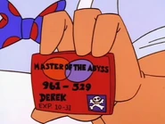 The Master of the Abyss Credit Card.