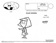 Updated model sheet of Suzy