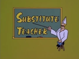 Substitute Teacher title card