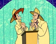 Pops telling Carl to shut up.