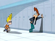 Carl as a school bully.