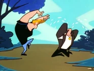 Squint Ringo crying.