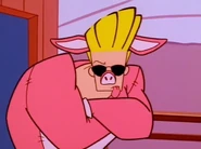 Johnny as Piggy Pig.