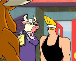 Was Johnny Bravo a furry? He did go out with a wolf, an antelope, a giant  ape, and a moose LARPing as an elephant. Also pictured: Johnny's beaver  fursona. : r/furry