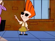 Suzy imitating Johnny in "Jailbird Johnny".