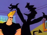 Silhouette of Derek.