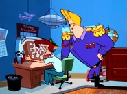 Carl and the prince in his room.