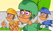 Seeing the Twins, the Boyborgs fall in love.