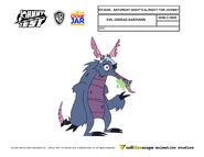 Rabid zombie Aardvark