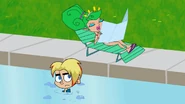 Jillian in her swimsuit