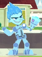 In Season 8, Brain Freezer's Freeze Ray lights up when it gets activated