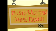 DUSTY WESTERN DUDE RANCH LOGO