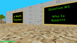 Baldi's Basics The Ultimate Quiz (Baldi Fangame) by JohnsterSpaceGames