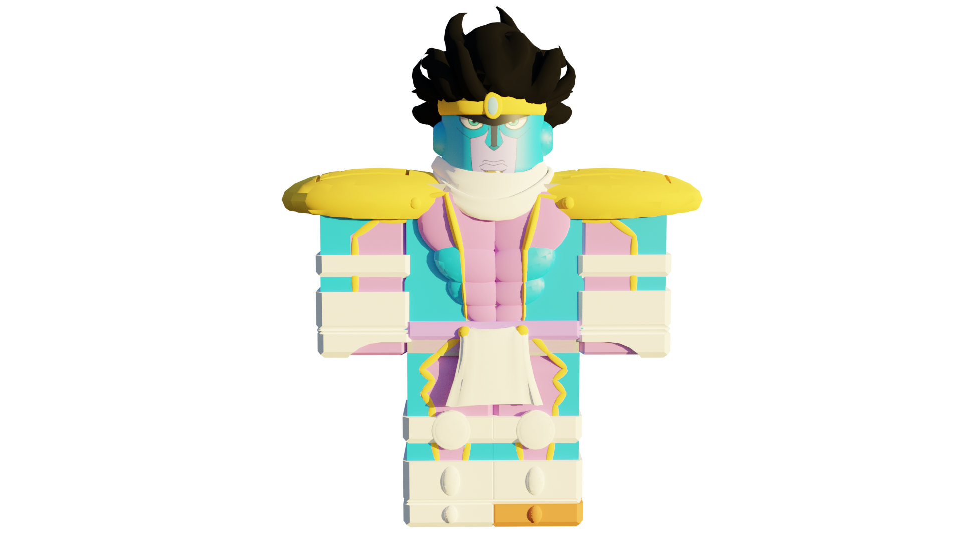 Star Platinum The World Jojo Blox Wiki Fandom - roblox blox central medium