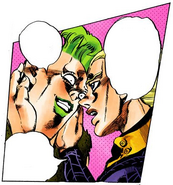 Pesci siendo consolado por Prosciutto