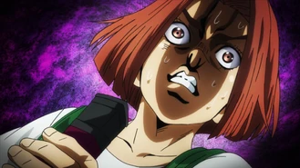 Hayato asustado mientras grababa como Kira asesina a una pareja.