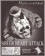 Sheer Heart Attack en JOJO A-GO!GO!